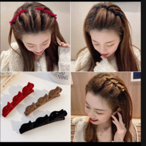 Kẹp tóc mái vãi nhung độc đáo cho nữ